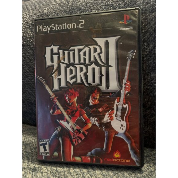 Guitar Hero 2 Sony Playstation 2 PS2 No Manual Tested V3 - Picture 1 of 4